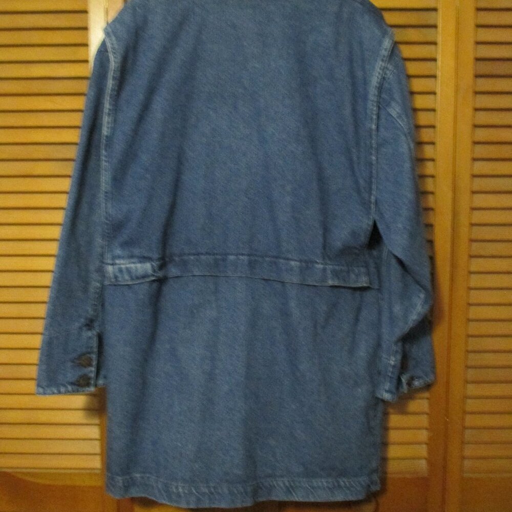 Dockers by Levi's Vintage Barn Chore Utility Denim Jacket for Women size M - Picture 10 of 12